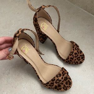 Leopard heels